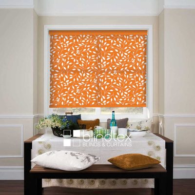 Rainsford Orange Roller blind