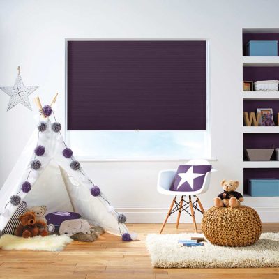 Darby Plum Honeycomb Blinds