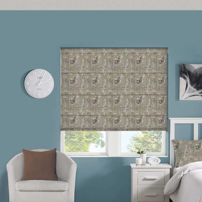 Holly-Hock-Ochre-Roman-Blind