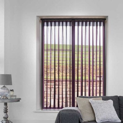 Stripe Purple Vertex Blind